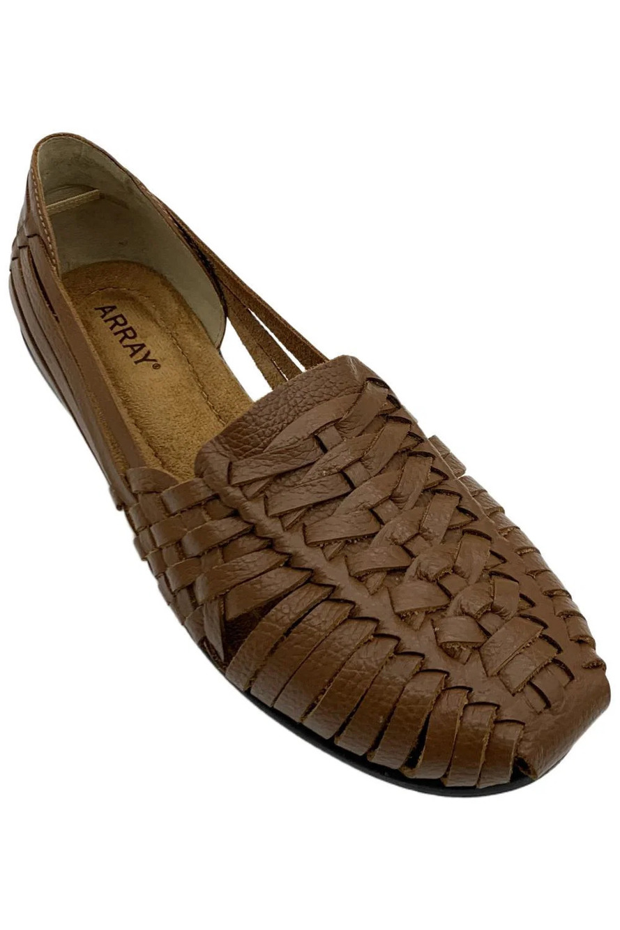ARRAY Women's Estella Slip-On Woven Flats Tan - Medium